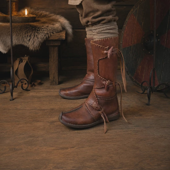 Medieval Leather Boots