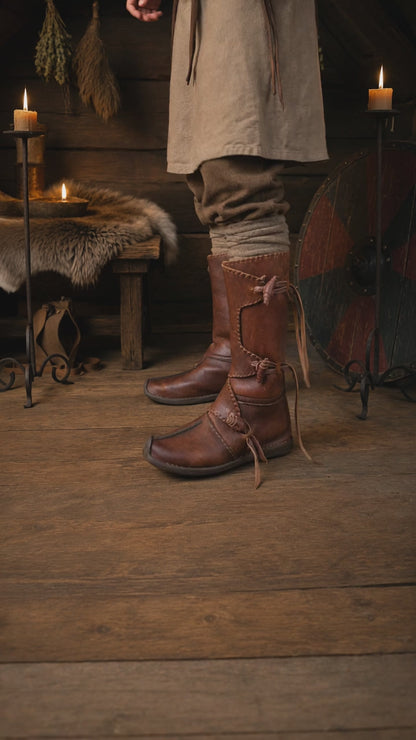 Medieval Leather Boots